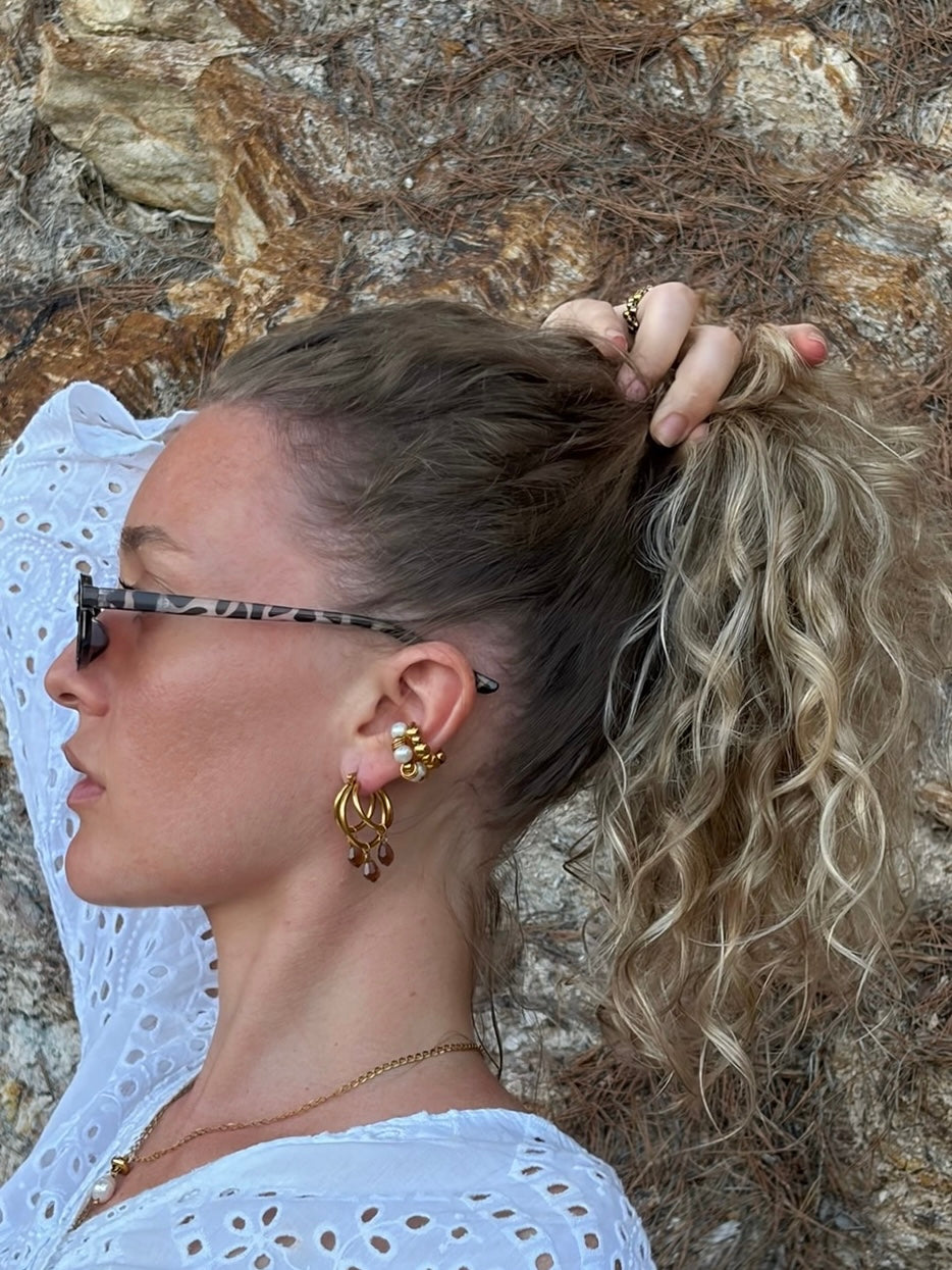 Mono Boucle crystal tears